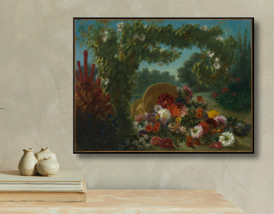 Eugène Delacroix : Panier de fleurs