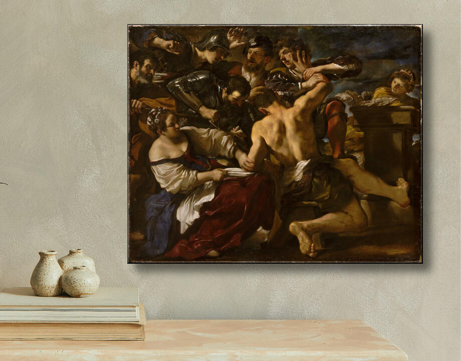 Guercino (Giovanni Francesco Barbieri) : Samson capturé par les Philistins