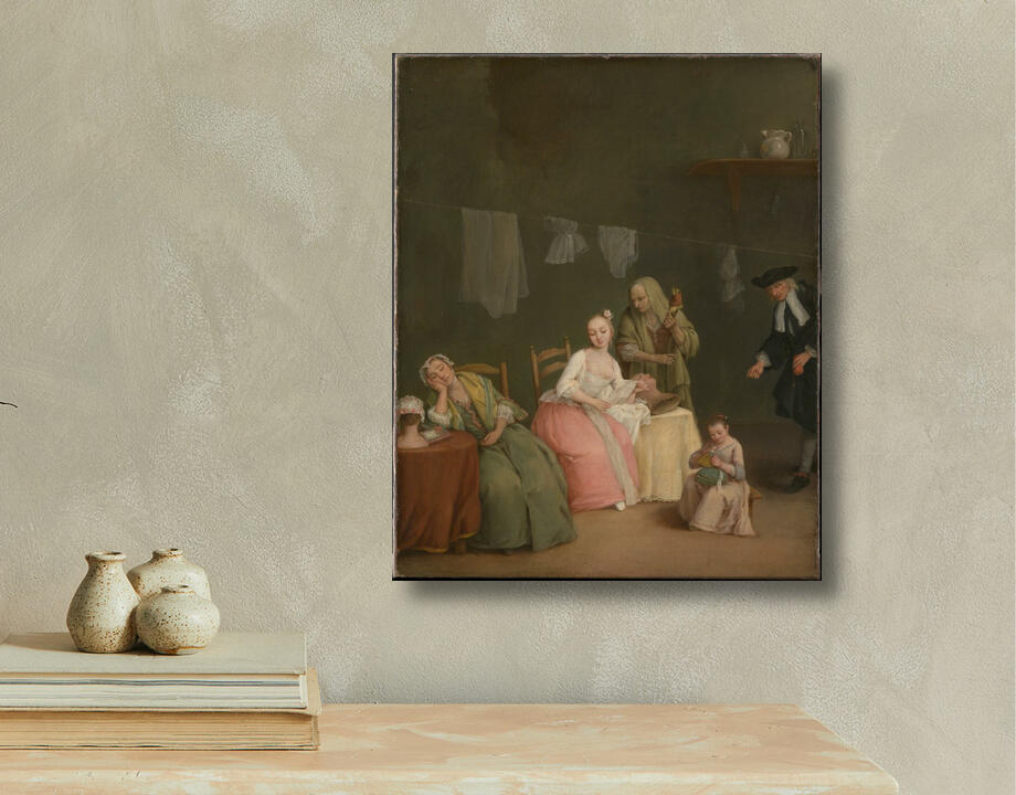 Pietro Longhi (Pietro Falca) : La lettre