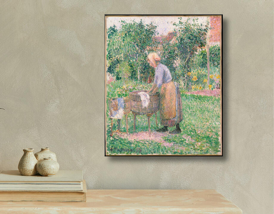 Camille Pissarro : Lavandière à Éragny