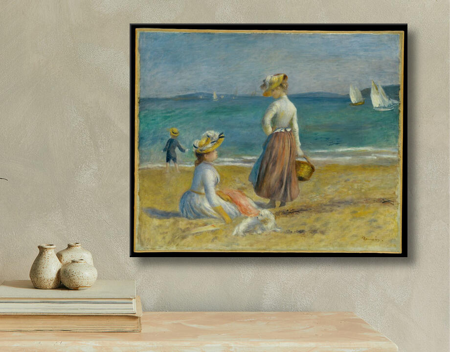 Auguste Renoir : Chiffres sur la plage