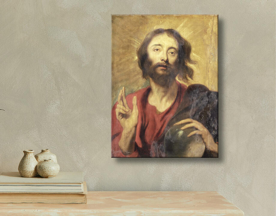 Anthony van Dyck : Christ comme sauveur du monde