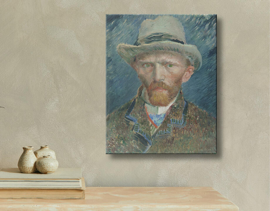 Vincent van Gogh : Autoportrait au chapeau de feutre gris