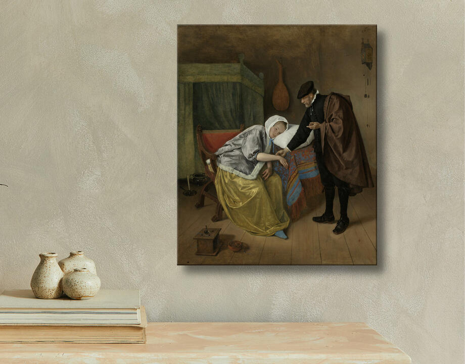 Jan Havicksz. Steen : La femme malade