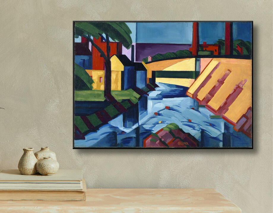 Oscar Bluemner, born Prenzlau, Germany 1867-died South Braintree, MA 1938 : Tonalités du soir