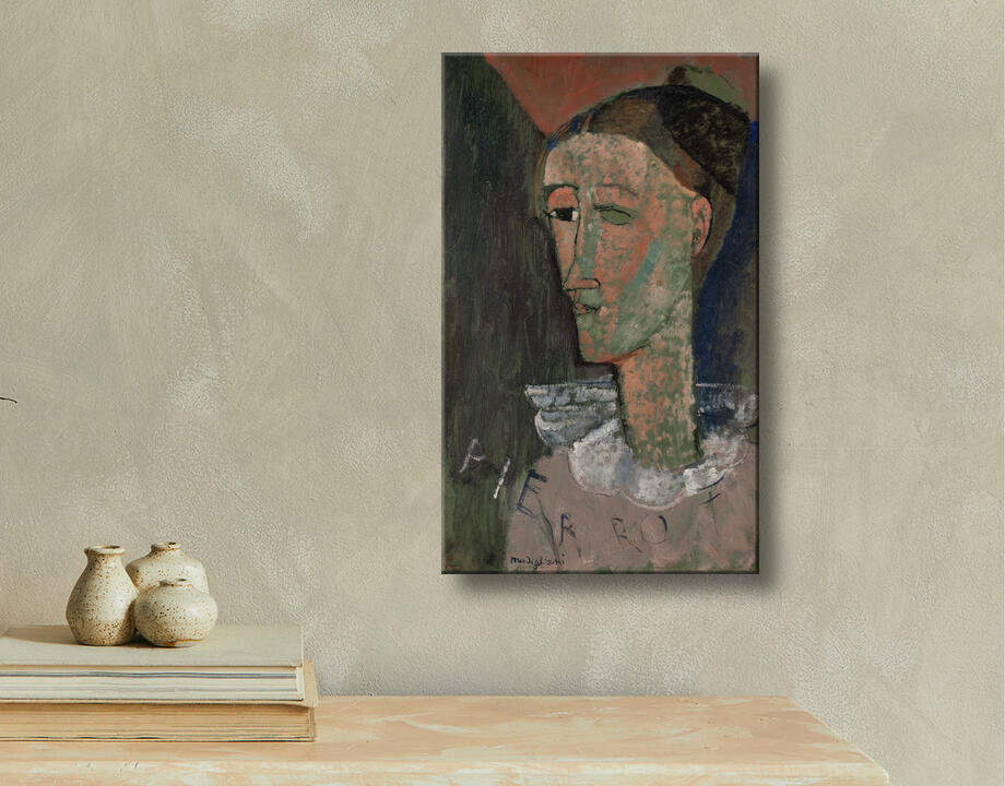 Modigliani, Amedeo : Autoportrait en Pierrot