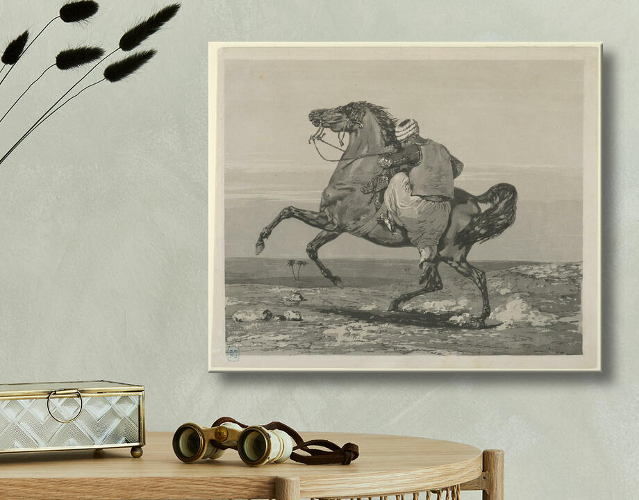 Eugène Delacroix : Turc montant son cheval