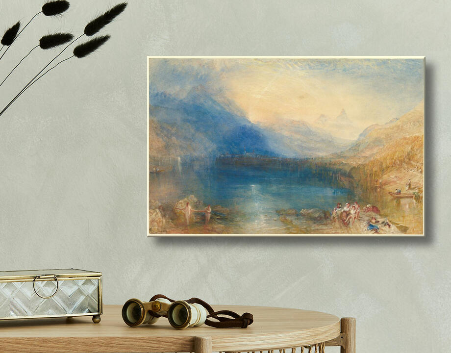 Joseph Mallord William Turner : Le lac de Zoug