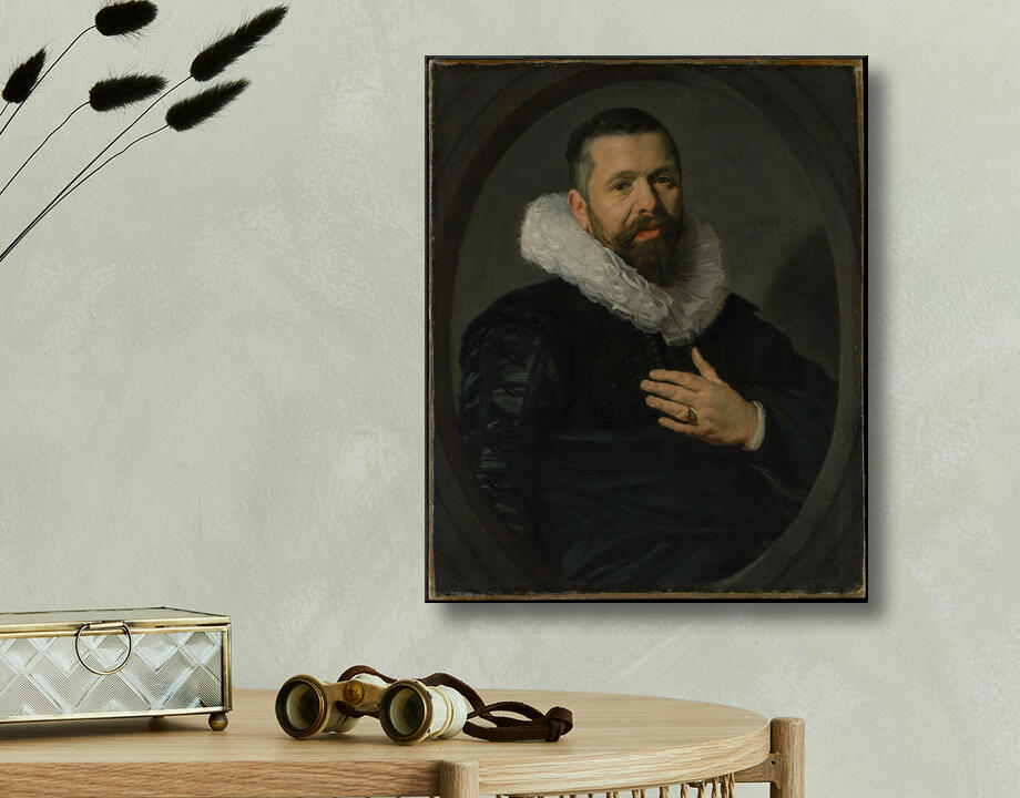 Frans Hals : Portrait d'un homme barbu avec une collerette