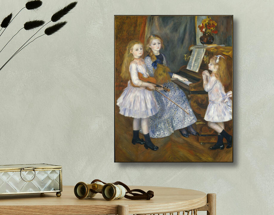 Auguste Renoir : Les Filles de Catulle Mendès, Huguette (1871-1964), Claudine (1876-1937) et Helyonne (1879-1955)