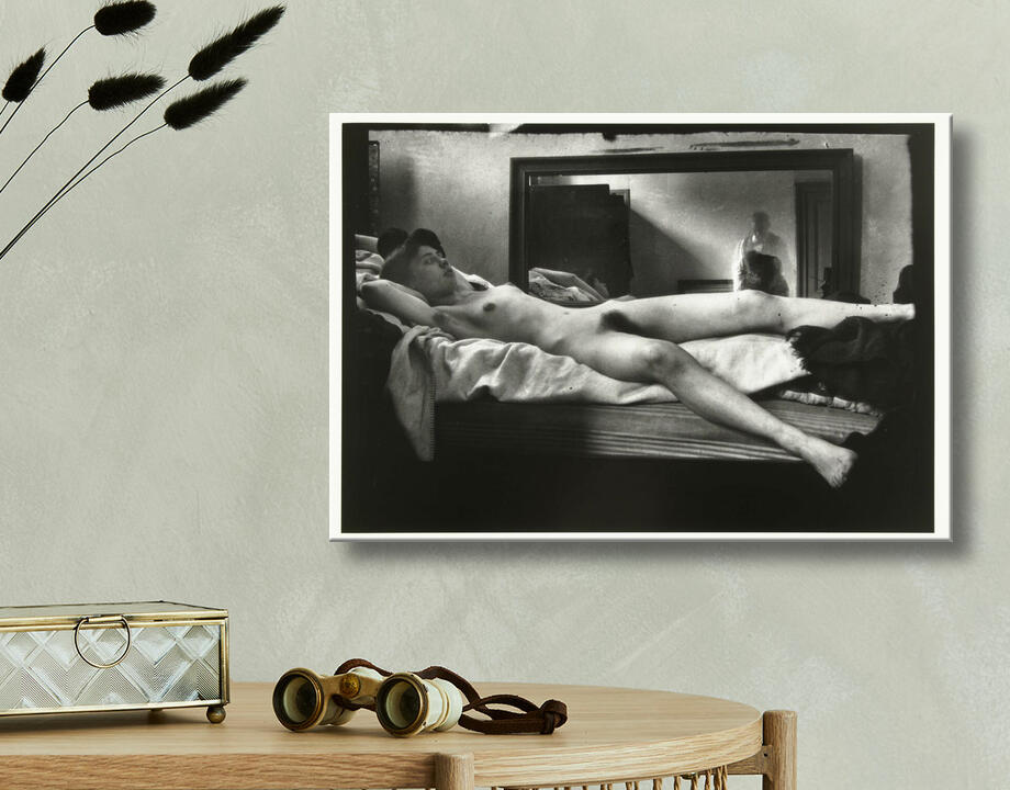 George Hendrik Breitner : Portrait d'un nu féminin avec Breitner photographiant dans le miroir