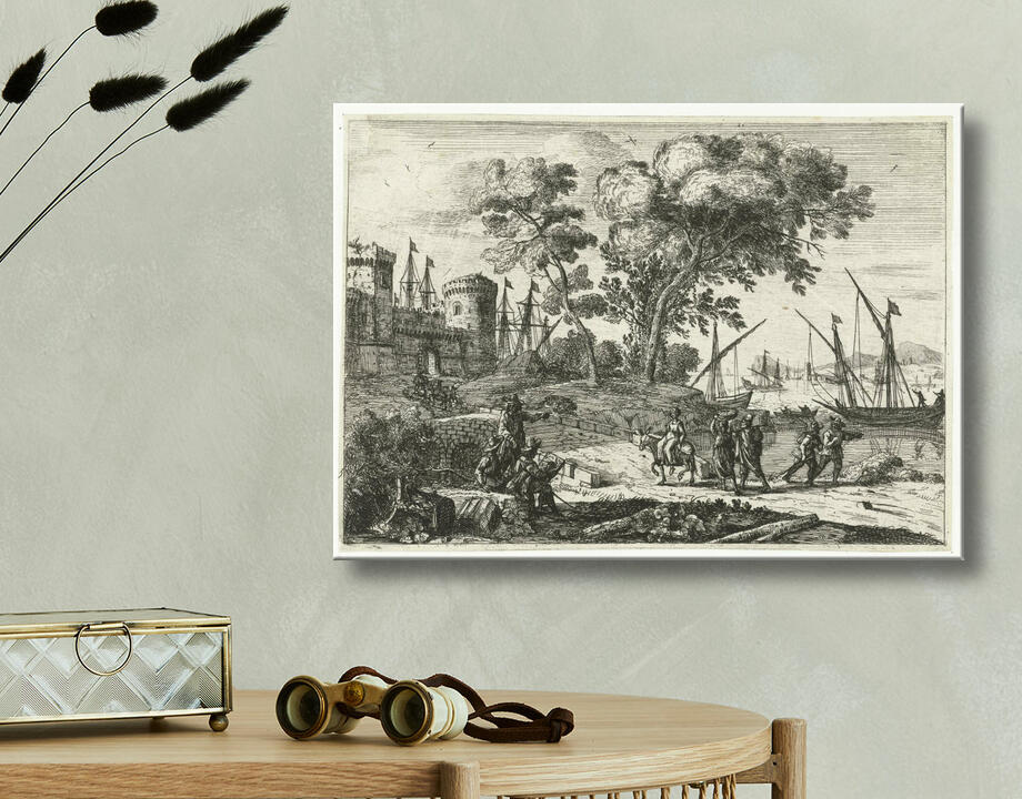 Claude Lorrain : Artiste au travail dans un paysage