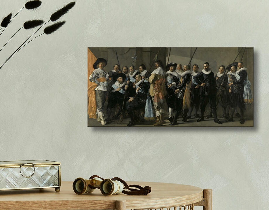 Frans Hals : Compagnie de milice du district XI sous le commandement du capitaine Reynier Reael, connue sous le nom de « la maigre compagnie »