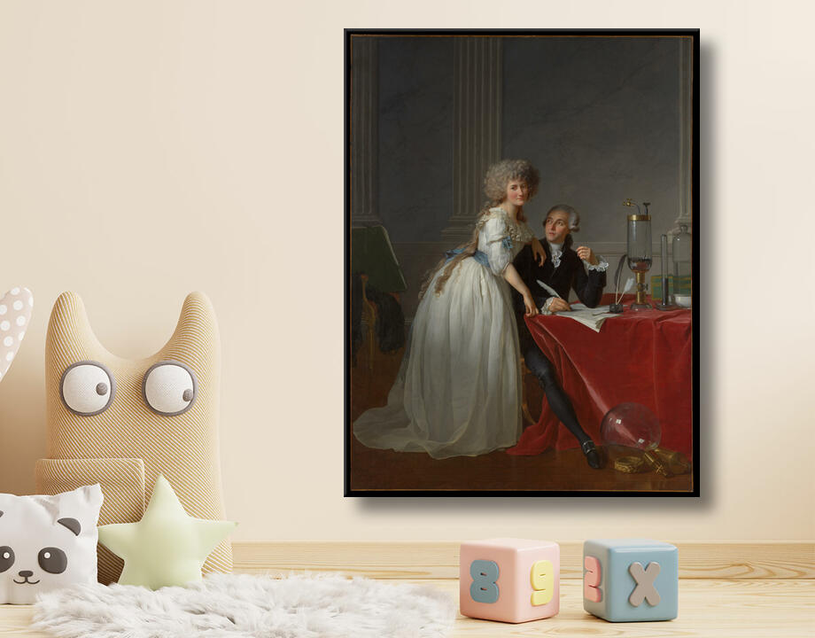 Jacques Louis David : Antoine Laurent Lavoisier (1743–1794) and Marie Anne Lavoisier (Marie Anne Pierrette Paulze, 1758–1836)