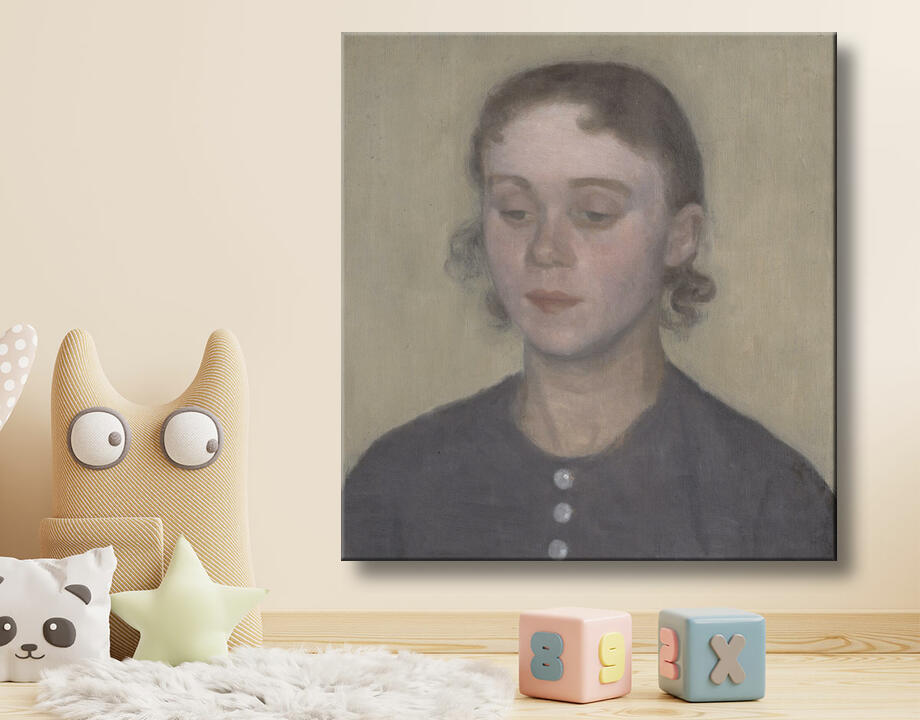 Hammershøi, Vilhelm : La femme de l'artiste, Ida Hammershøi, née Ilsted