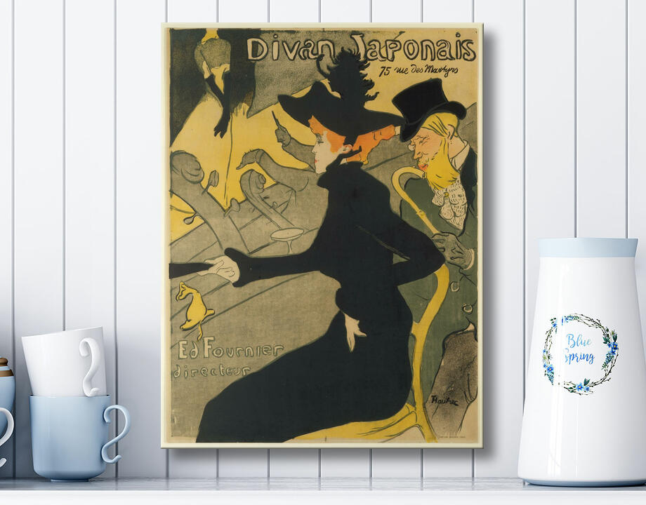 Henri de Toulouse-Lautrec : Divan Japonais