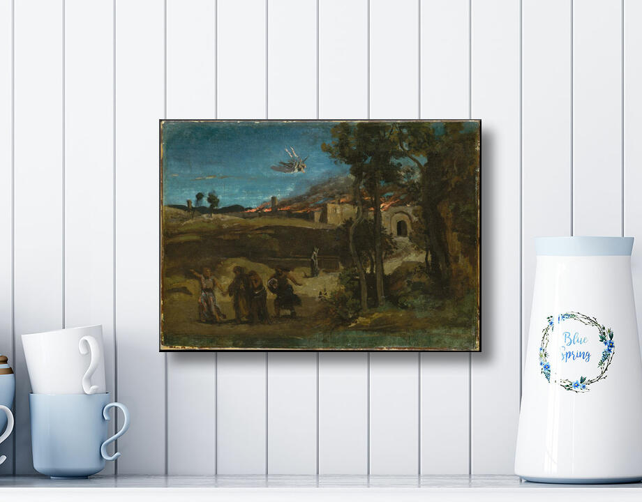 Camille Corot : Etude pour "La Destruction de Sodome"
