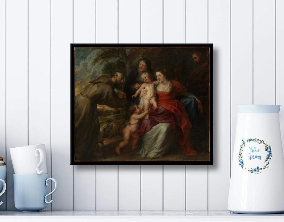 Peter Paul Rubens : La Sainte Famille avec les saints François et Anne et l