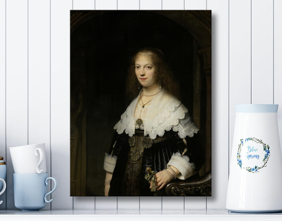 Rembrandt van Rijn : Portrait de femme, peut-être Maria Trip