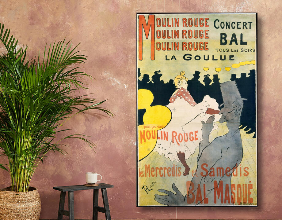 Henri de Toulouse-Lautrec : Moulin Rouge:  La Goulue