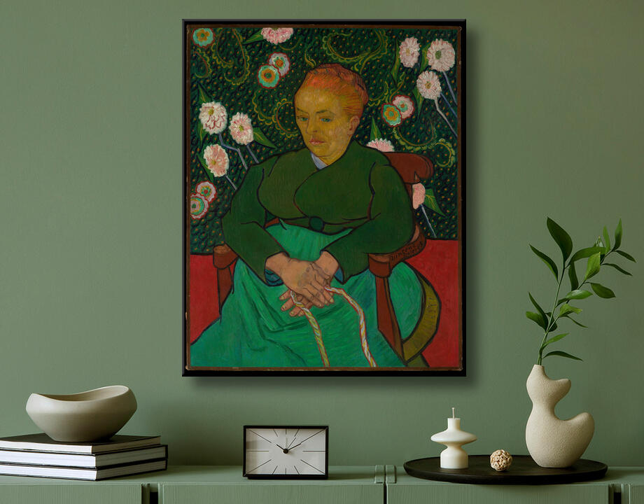 Vincent van Gogh : La Berceuse (Femme berçant un berceau ; Augustine-Alix Pellicot Roulin, 1851-1930)