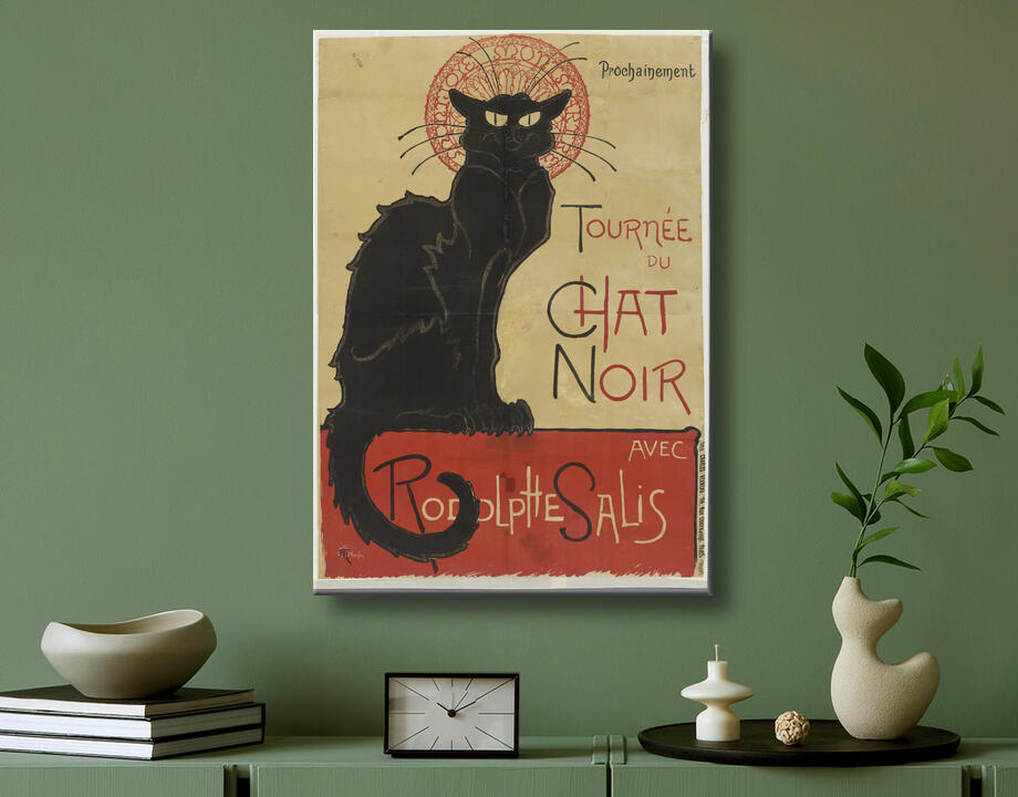 Théophile Alexandre Steinlen : Affiche pour le café du théâtre Le Chat Noir à Paris
