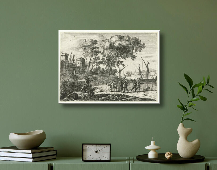 Claude Lorrain : Artiste au travail dans un paysage