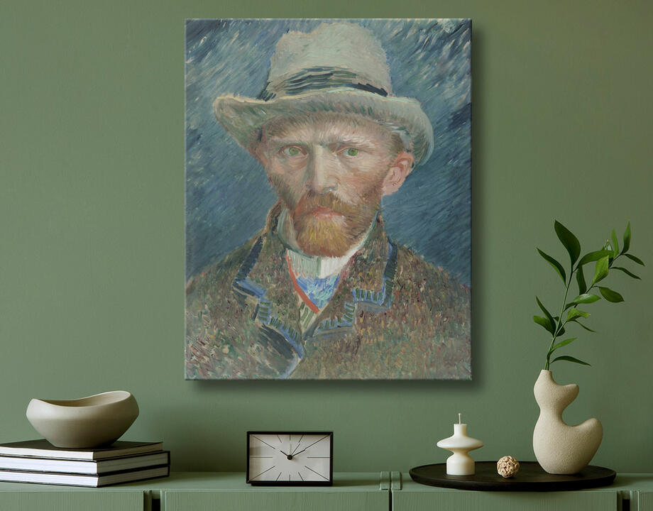 Vincent van Gogh : Autoportrait au chapeau de feutre gris