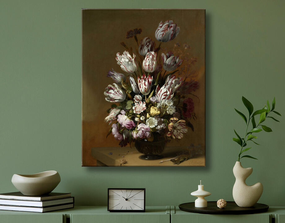 Hans Bollongier : Nature morte florale