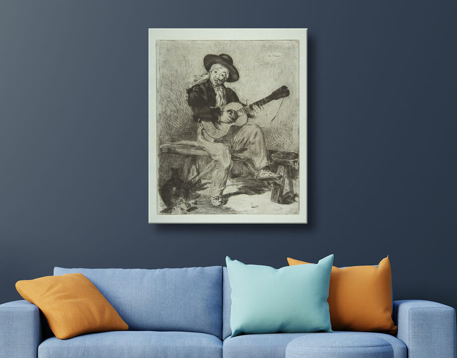 Edouard Manet : Le chanteur espagnol (Le Guitarrero)