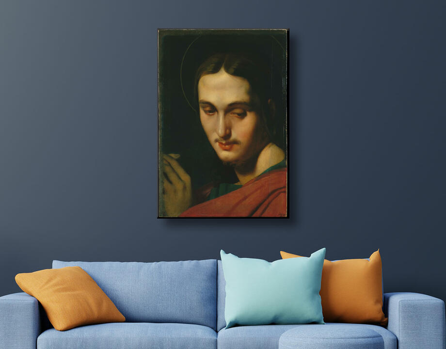 Jean Auguste Dominique Ingres : Tête de Saint Jean l