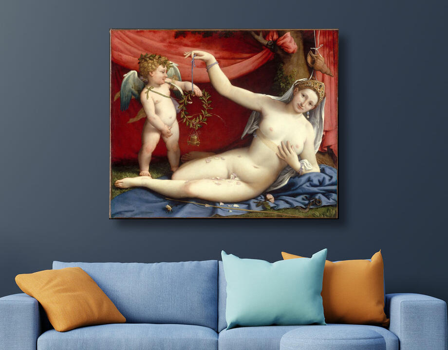 Lorenzo Lotto : Vénus et Cupidon