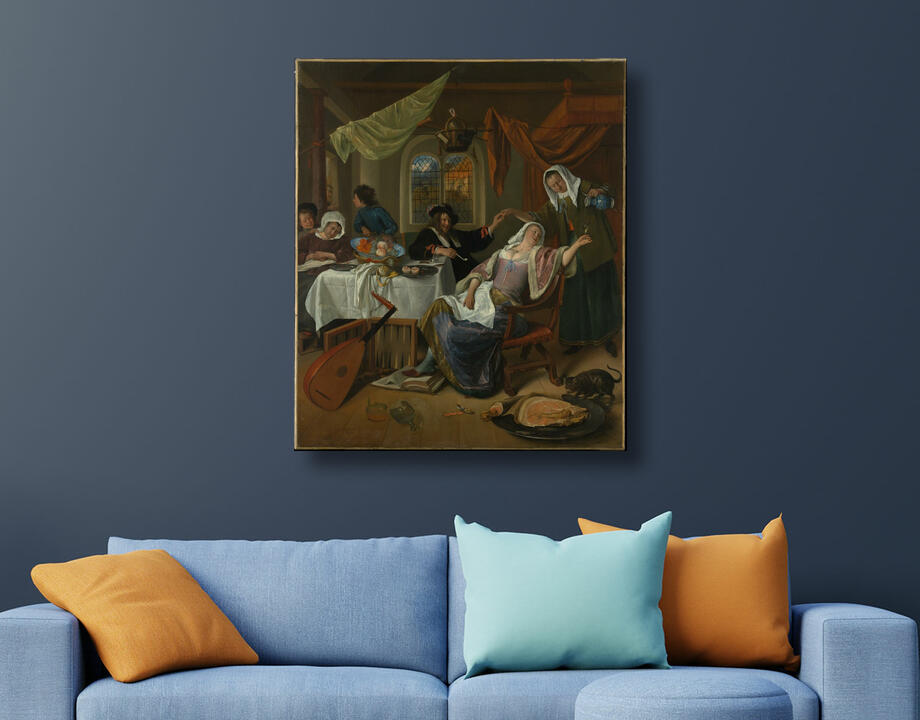 Jan Steen : Le ménage dissolu