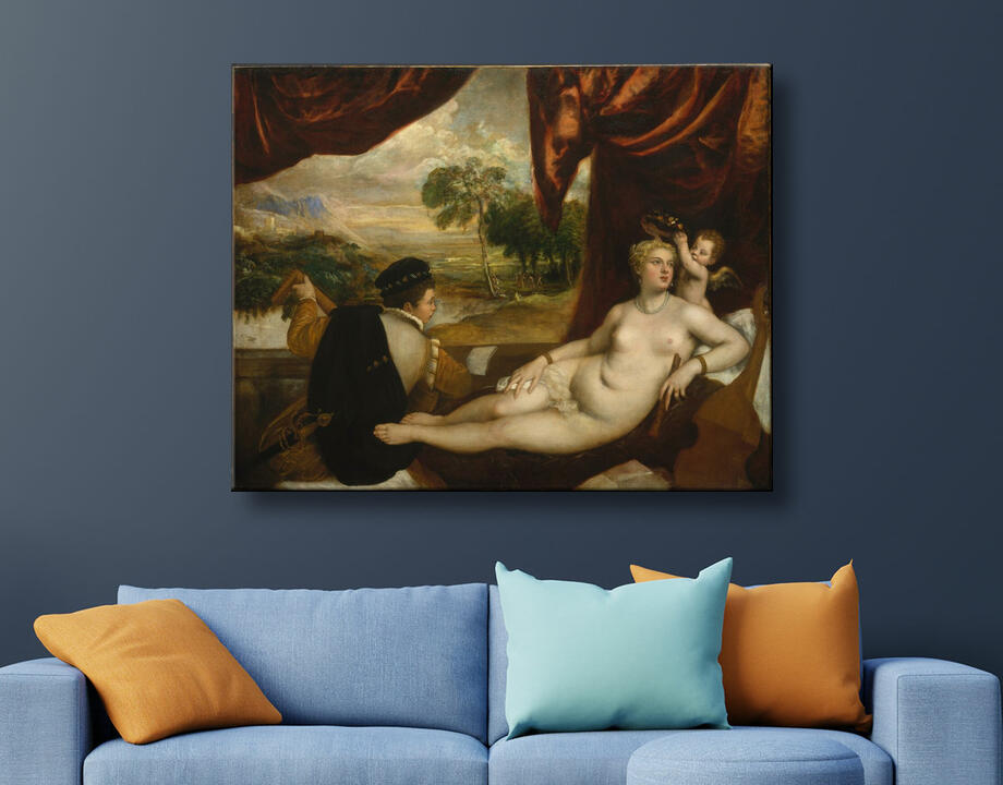Titian : Vénus et le joueur de luth