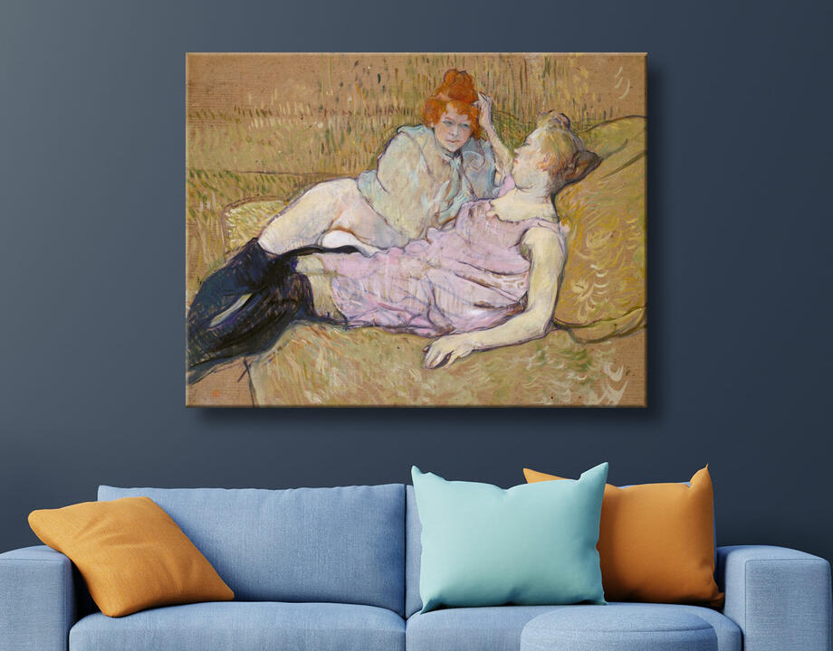 Henri de Toulouse-Lautrec : Le canapé