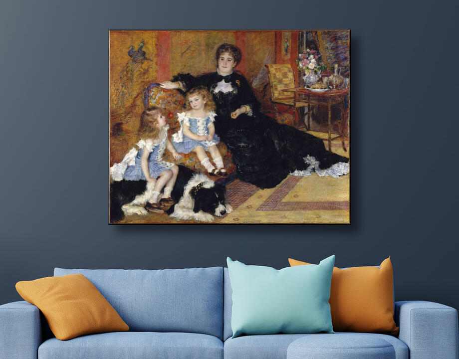 Auguste Renoir : Madame Georges Charpentier (Marguérite-Louise Lemonnier, 1848-1904) et ses enfants, Georgette-Berthe (1872-1945) et Paul-Émile-Charles (1875-1895)