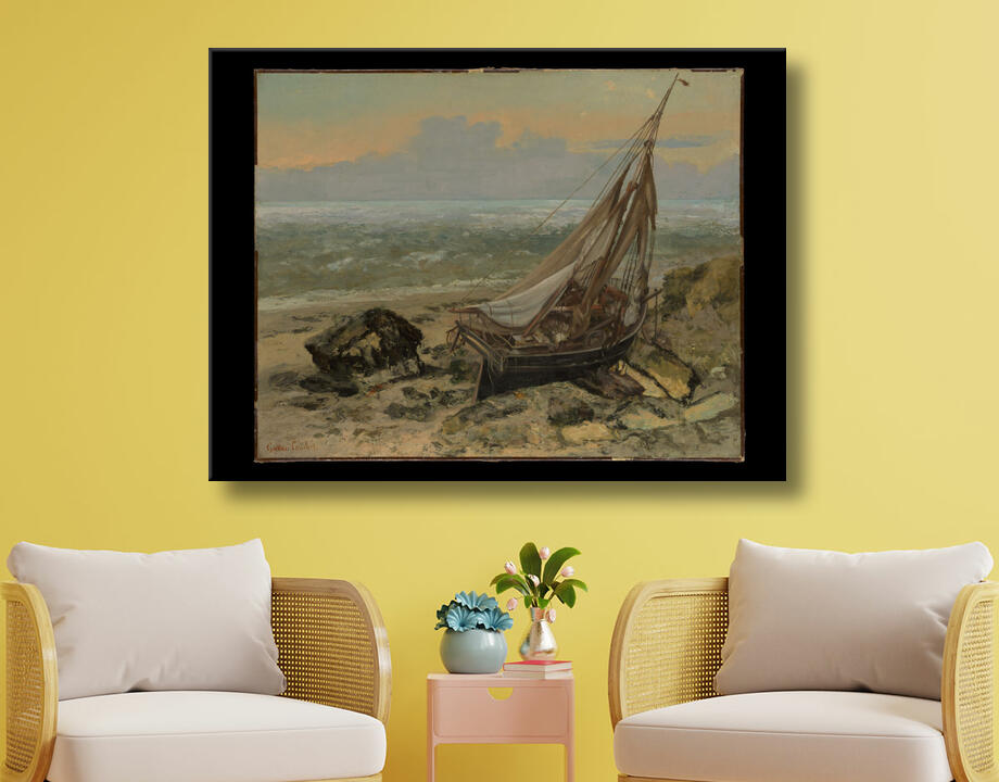 Gustave Courbet : Le bateau de pêche