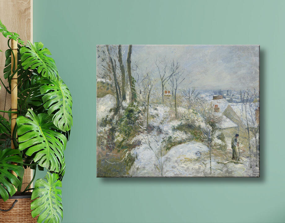 Camille Pissarro : Lapin Warren à Pontoise, Neige