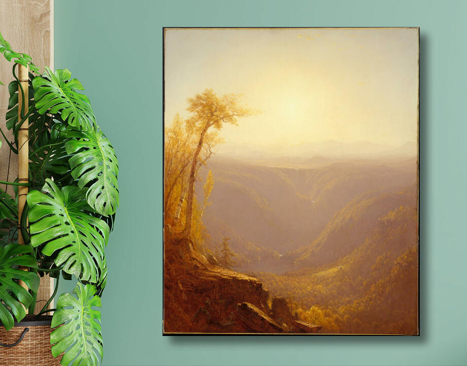 Sanford Robinson Gifford : Une gorge dans les montagnes (Kauterskill Clove)