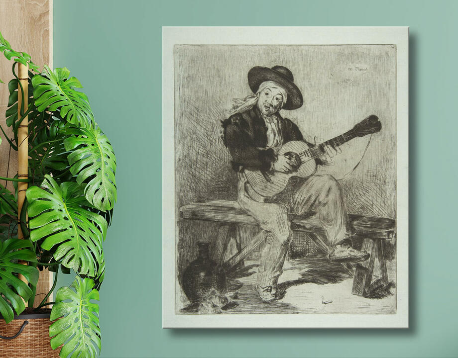 Edouard Manet : Le chanteur espagnol (Le Guitarrero)