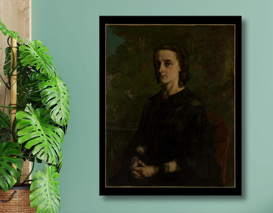 Gustave Courbet : Madame Frederic Breyer (Fanny Hélène Van Bruyssel, 1830–1894)
