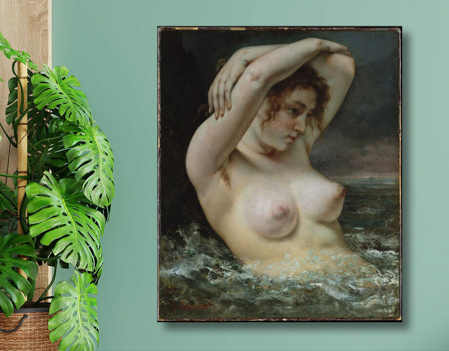 Gustave Courbet : La femme dans les vagues