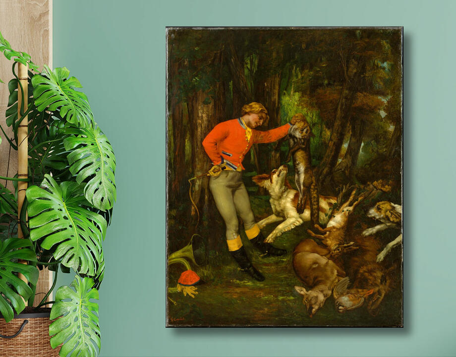Gustave Courbet : Après la chasse