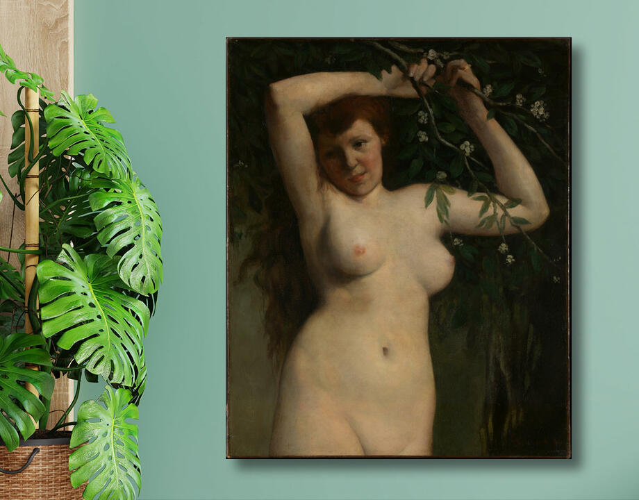 Gustave Courbet : Nu à la branche fleurie