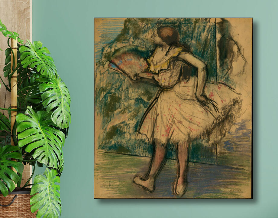 Edgar Degas : Danseuse avec un éventail