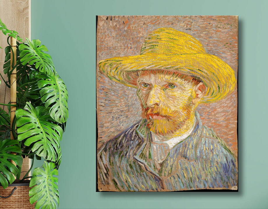 Vincent van Gogh : Autoportrait au chapeau de paille