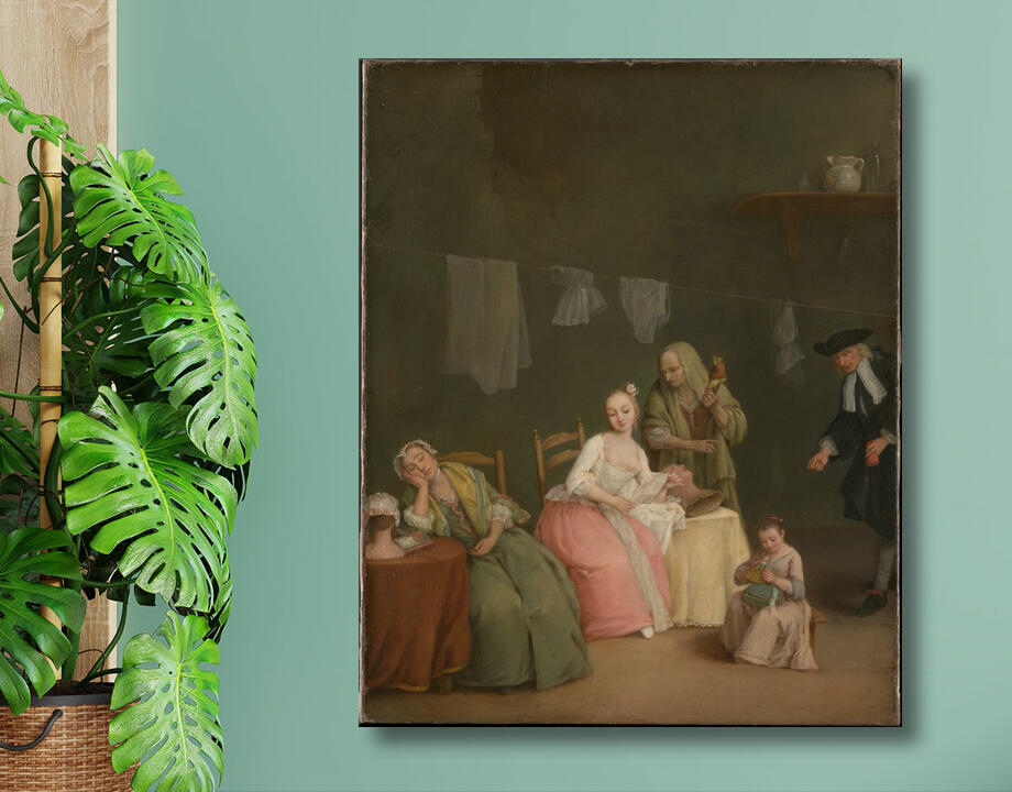 Pietro Longhi (Pietro Falca) : La lettre