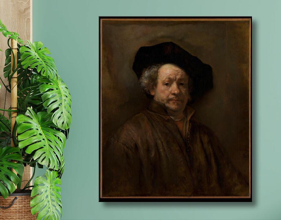 Rembrandt (Rembrandt van Rijn) : Autoportrait