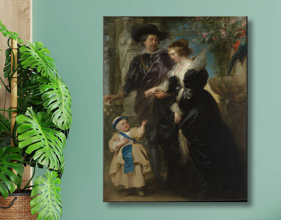 Peter Paul Rubens : Rubens, Helena Fourment (1614-1673) et leur fils Frans (1633-1678)