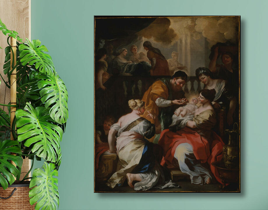 Francesco Solimena : La Naissance de la Vierge